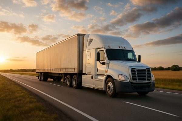 این تصویر یک کامیون حمل بار صنعتی را در حال حرکت در جاده‌ای طولانی و خلوت نشان می‌دهد. رانندگی در مسیرهای طولانی بخشی از واقعیت کار رانندگان حرفه‌ای است و هزینه‌های پنهانی مانند مصرف سوخت بالا، استهلاک قطعات، خستگی راننده و فشار روانی در چنین مسیرهایی بیشتر خود را نشان می‌دهد. این عکس بیانگر چالش‌های روزانه رانندگان کامیون در سفرهای بین‌شهری و بین‌المللی است.